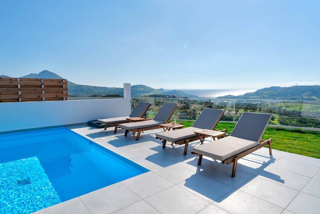 Ferienhaus für 4 Personen mit Pool in Rethymno und Umgebung