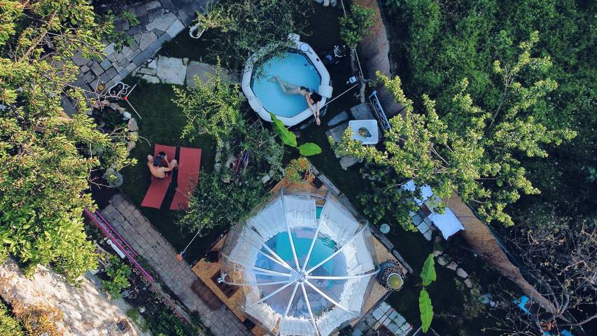 Ferienhaus für 3 Personen, mit Garten und Ausblick, mit Haustier in Carrara