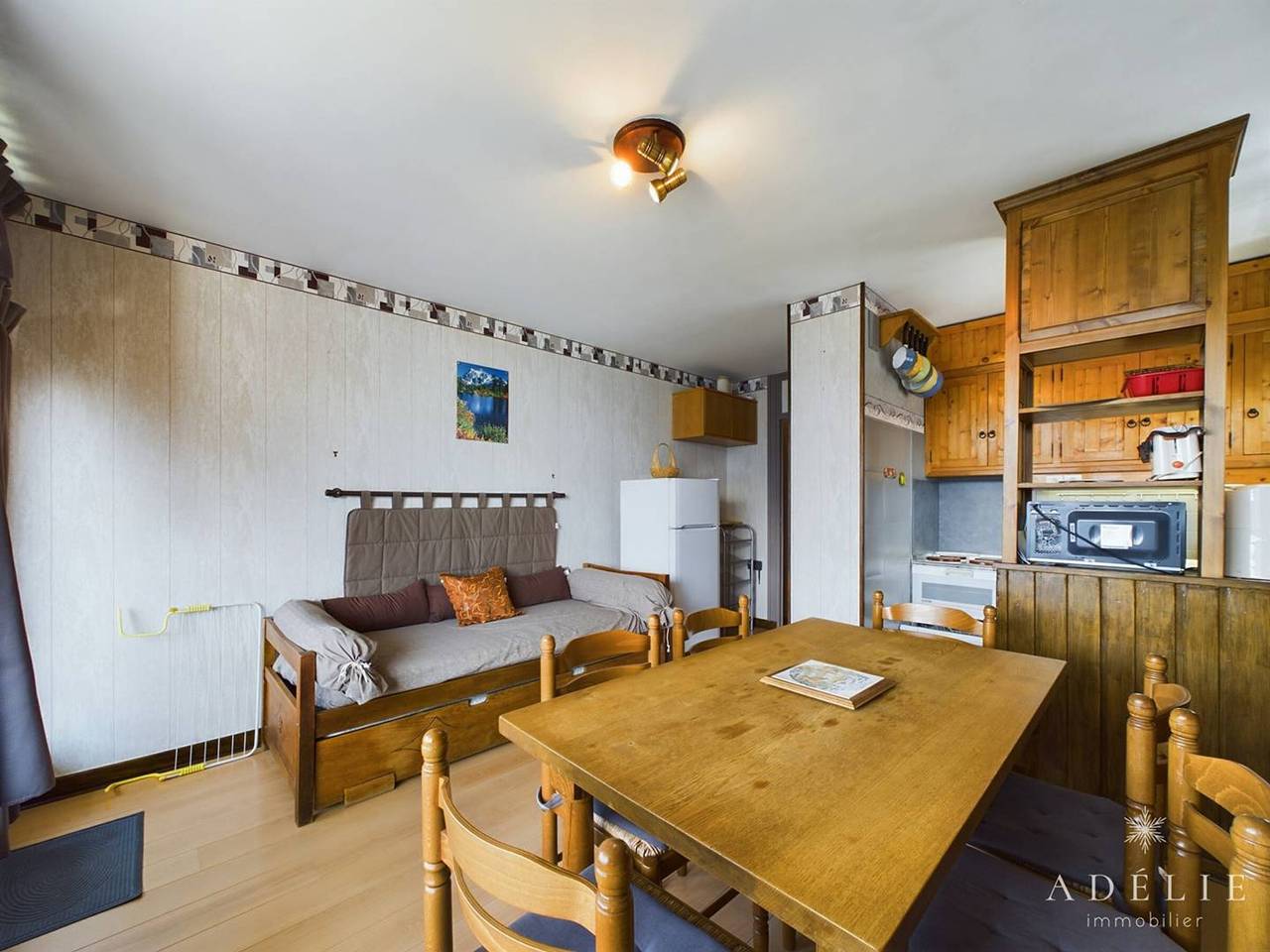 Entire apartment, 2-room apartment, 4 pers, center La Rosière, Wifi, parking in La Rosière, Montvalezan