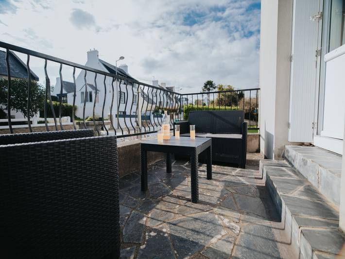 Maison de vacances, 350 m de la longue plage in Plougonvelin, Région de Brest