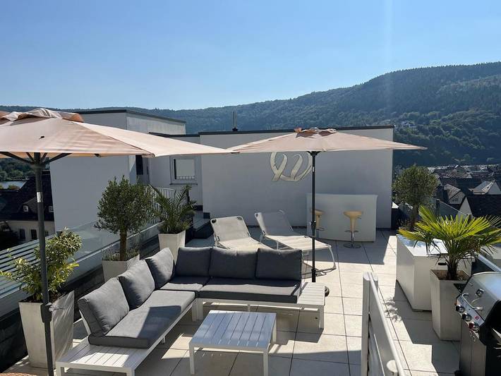Hotel für 6 Personen, mit Balkon und Terrasse sowie Garten und Pool in Mehring - 4