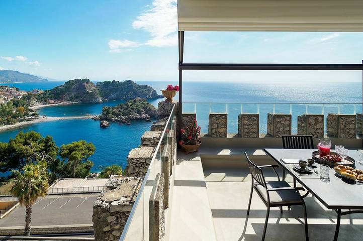 Gîte pour 3 personnes, avec Balcon et Terrasse à Taormina
