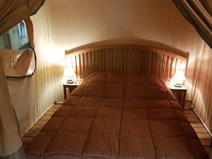 Camping La Sole - Wohnzelt auz holz 5 personen - Family Ohne Sanitäranlagen in Puybrun, Lot