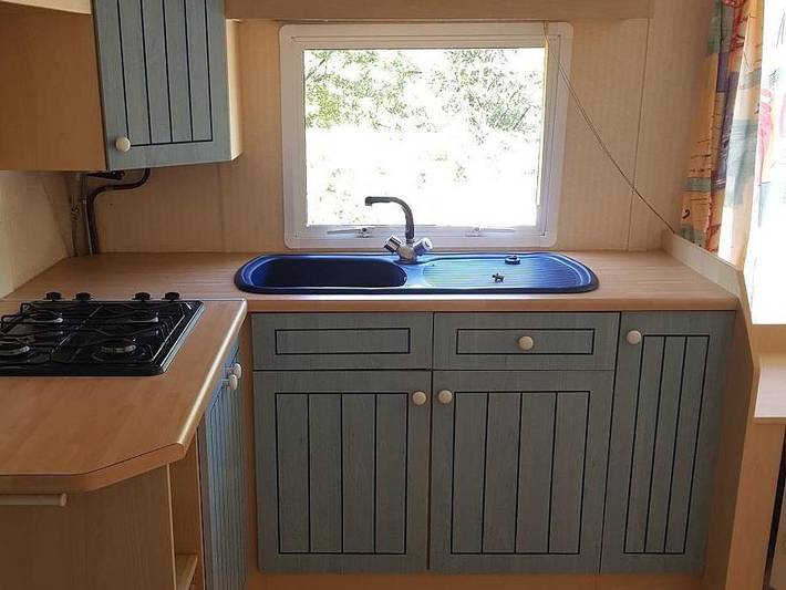 Camping Le Graniers - Mobilheim 6 personen - Cottage in Monoblet, Cevennen