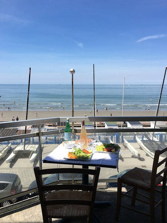 Appartement entier, Wimereux plage, F3 vue panoramique mer, 2 balcons in Wimereux, Région de Boulogne-sur-Mer