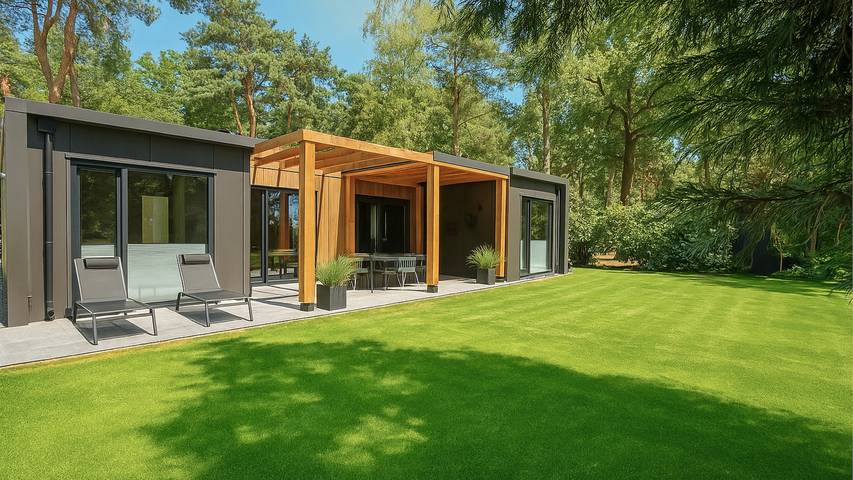 Lodge für 8 Personen, mit Terrasse - 1