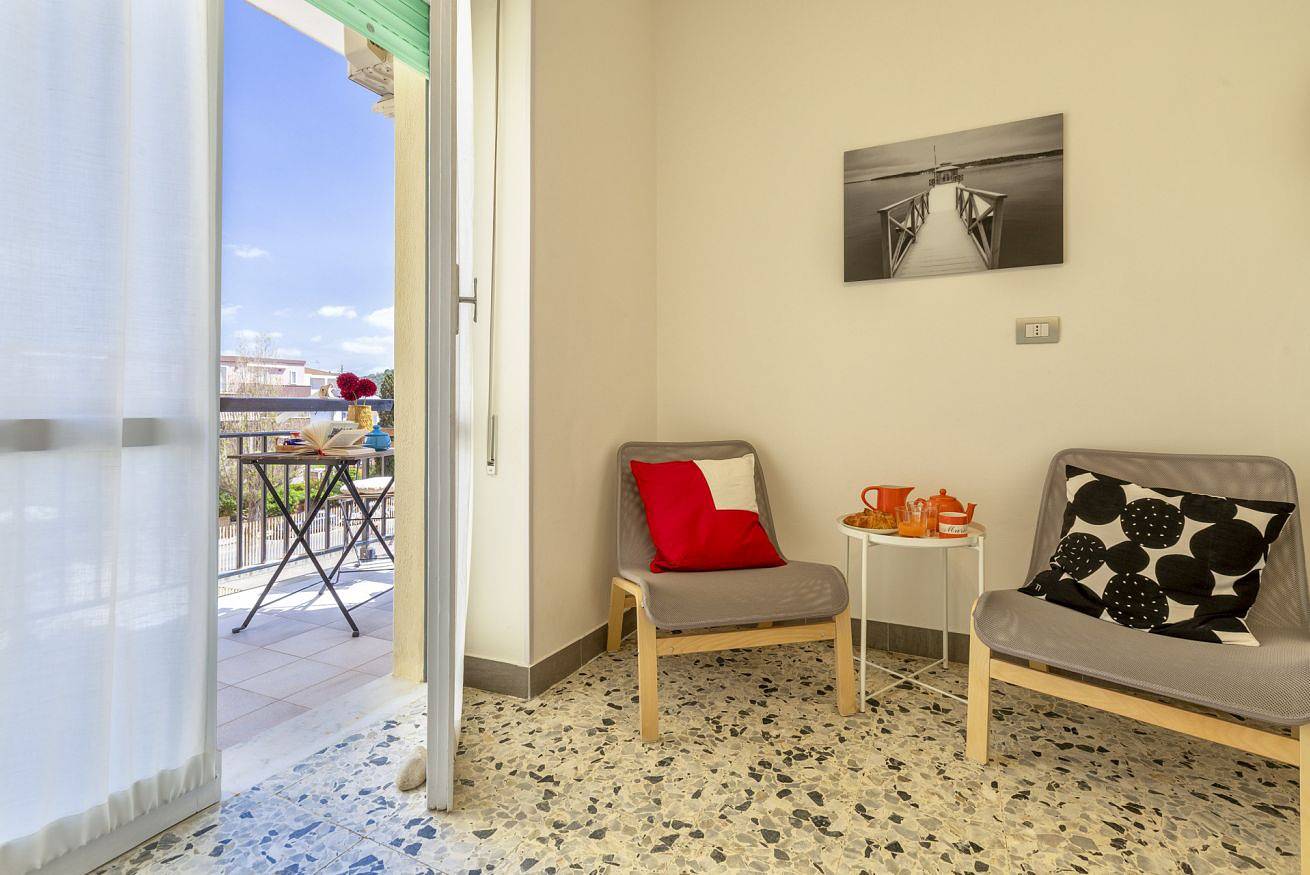 Ganze Wohnung, Ferienwohnung für 6 Personen mit Balkon/Terrasse in Sant'Anna, Alghero