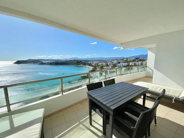 Appartement de vacances pour 3 personnes, avec piscine ainsi que balcon et vue - 1