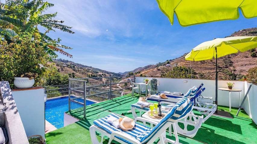 Casa rural para 4 personas, con piscina y balcón/terraza en Cómpeta - 4