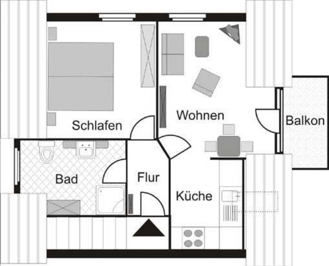 Ganze Ferienwohnung, Appartement Sandrose in St. Peter-Bad, St. Peter-Ording