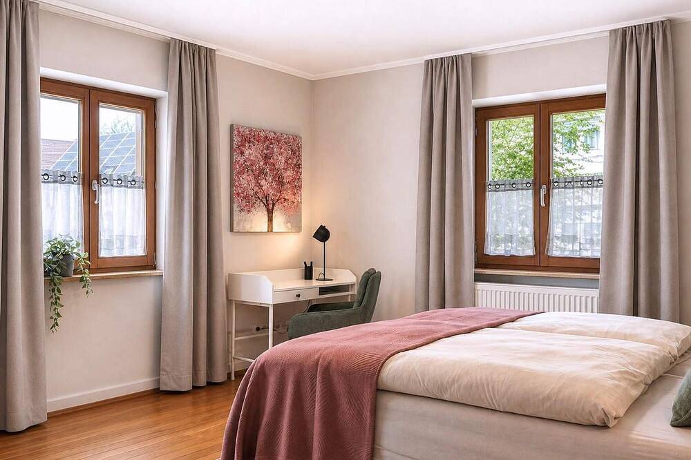Ganze Wohnung, Ferienwohnung Eg mit 2 Schlafzimmern in Ornbau, Fränkisches Seenland
