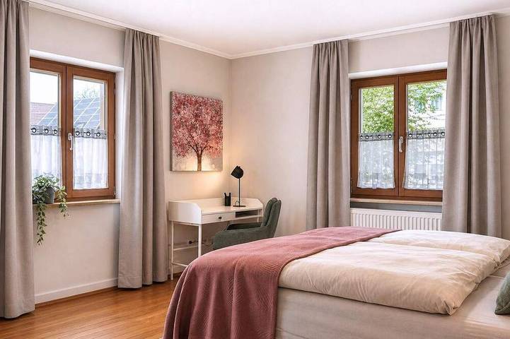 Ganze Wohnung, Ferienwohnung Eg mit 2 Schlafzimmern in Ornbau, Fränkisches Seenland