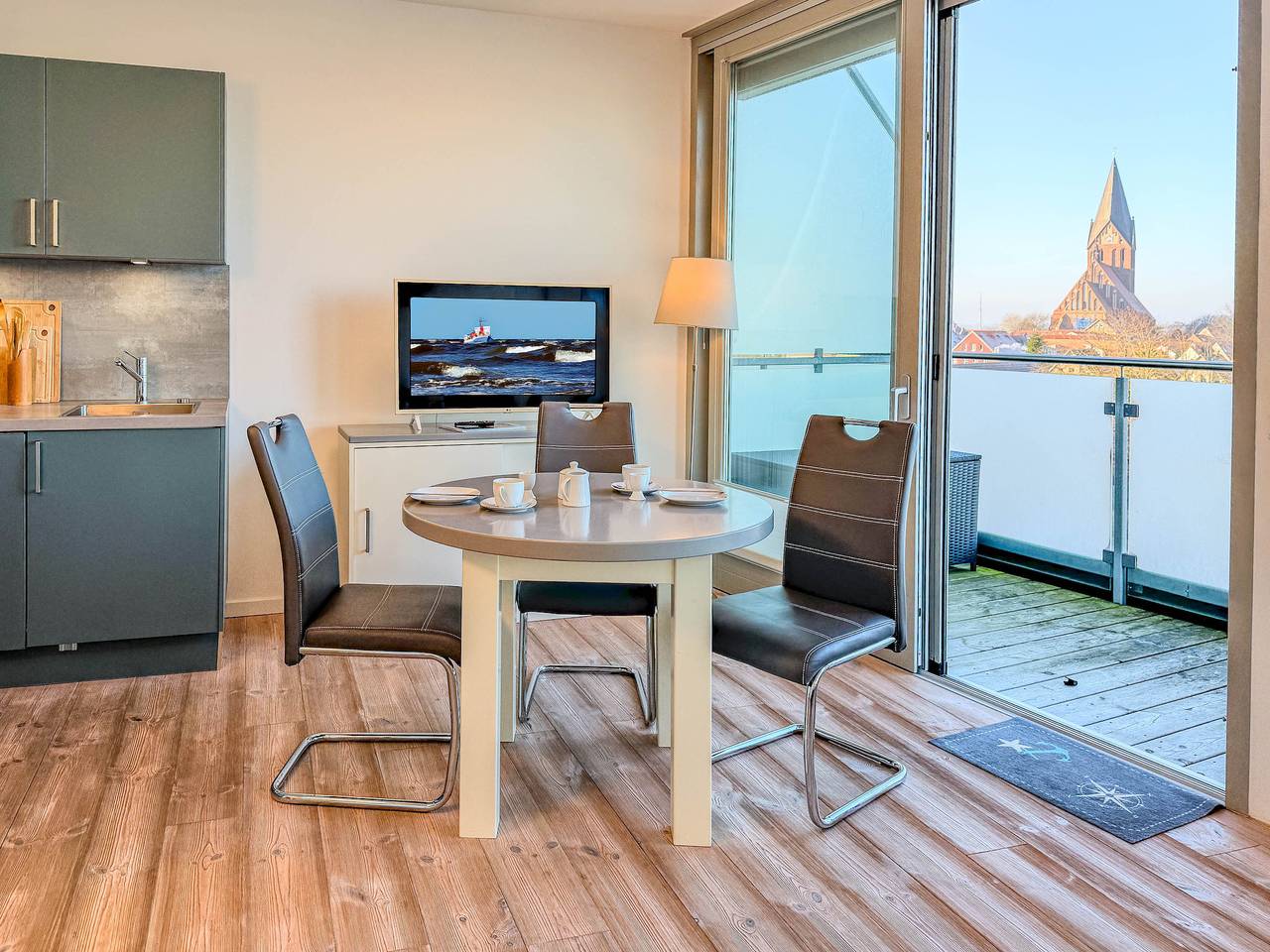 Ganze Ferienwohnung, Speicherresidenz App. 5.6 Steuermannskajüte in Barth, Vorpommern-Rügen