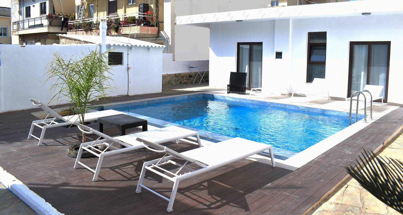 Villa 'Luxsuites' with Sea View, Wi-Fi and Air Conditioning in Chania region