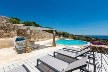 Villa per 11 Persone in Morciano di Leuca, Golfo di Taranto, Foto 1