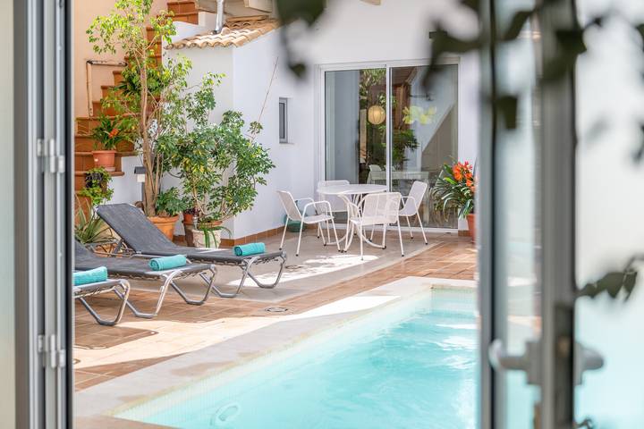 Casa de vacaciones 'S'arcada Mallorca' con piscina privada, Wi-Fi y aire acondicionado in Sa Pobla, Mallorca Norte
