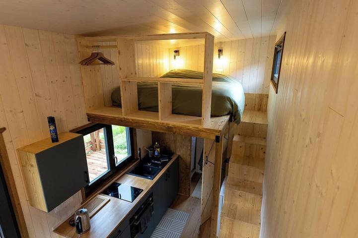 Blockhütte für 2 Personen, mit Terrasse und Garten, mit Haustier in Grand Est - 3