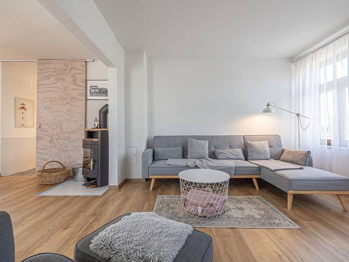 Ferienwohnung für 4 Personen, mit Terrasse und Ausblick, kinderfreundlich in der Geltinger Birk