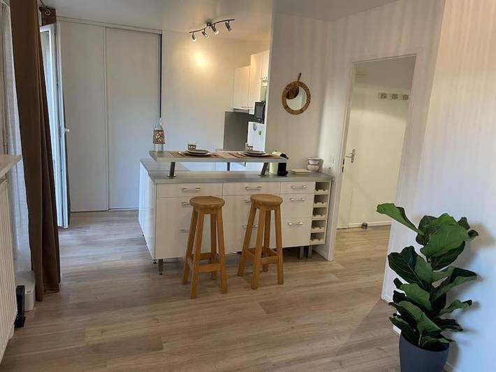Appartement de vacances pour 2 personnes, avec Terrasse et Jardin à Montigny-le-Bretonneux