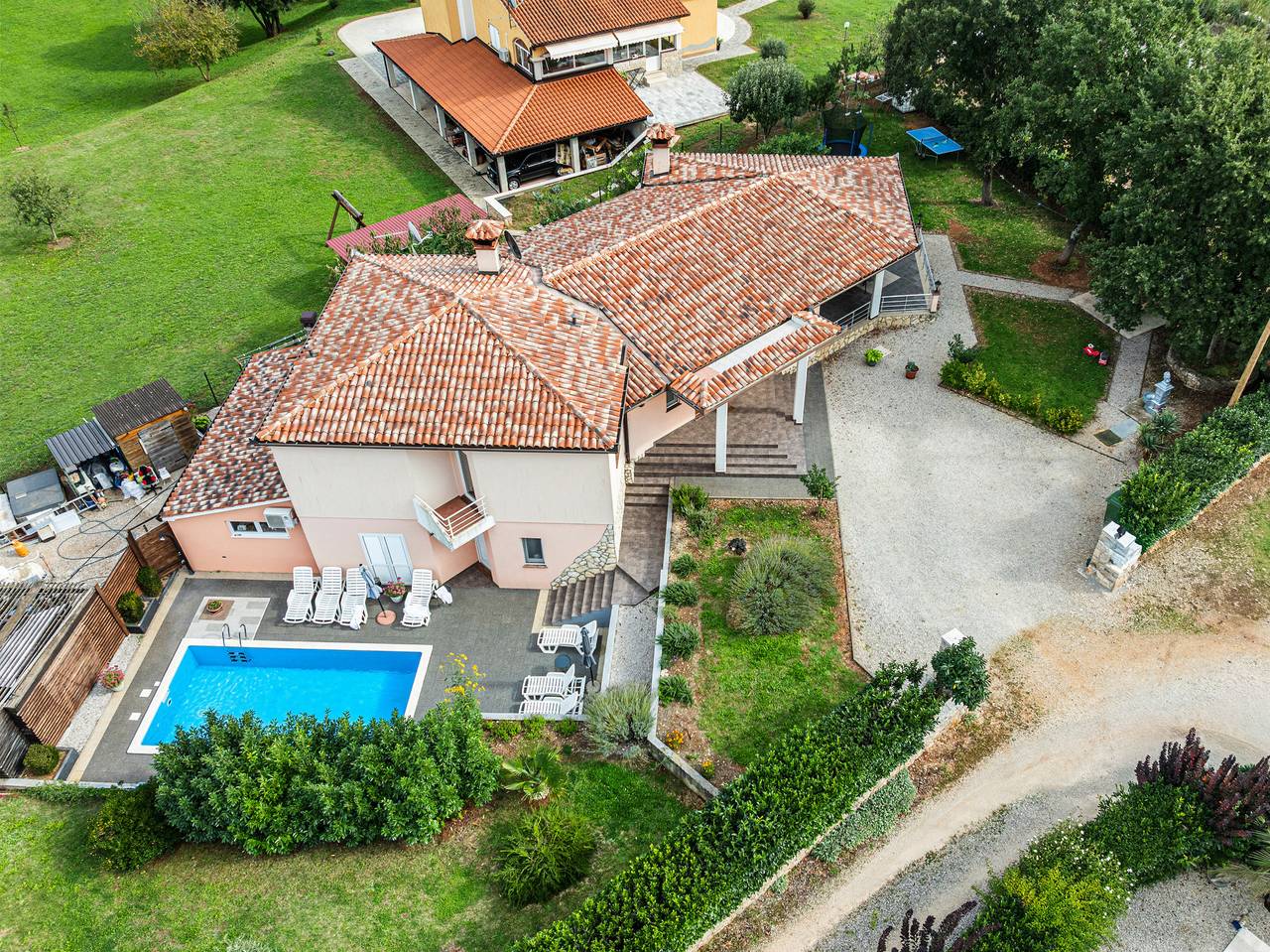 Haus D&E mit privatem Pool in Vinez, Ostküste Istrien