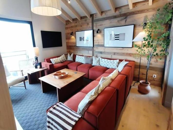 Gîte pour 16 personnes, avec sauna et balcon, adapté aux familles dans Plagne Montalbert - 4