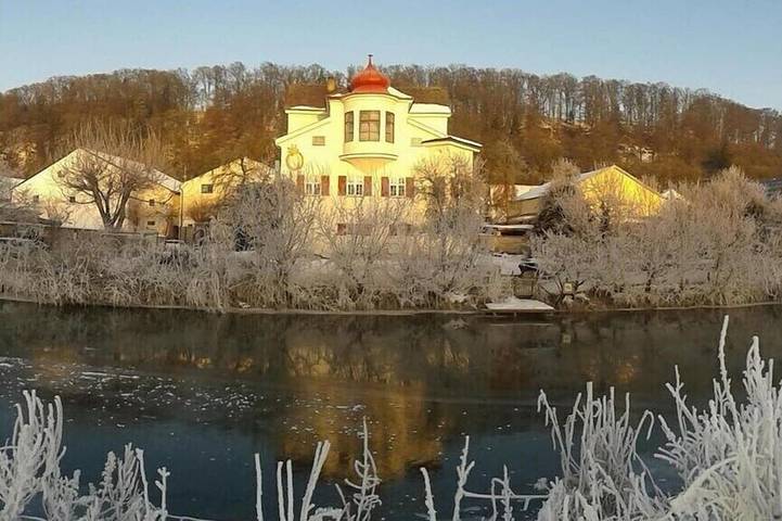Ferienhaus für 30 Personen, mit Balkon und Sauna in Walting