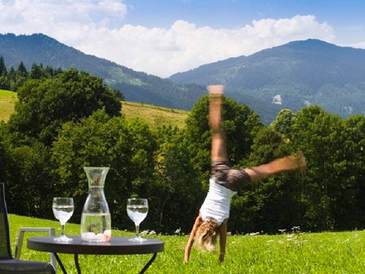 Kur- & Vitalhotel Sonnen - Einzelzimmer Kat. B (ab 7 Nächte) in Bad Kohlgrub, Bayerische Alpen
