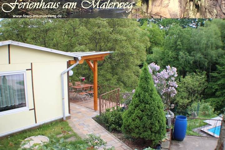 Ferienhaus für 4 Personen, mit Terrasse und Garten in Lohmen (Sachsen)