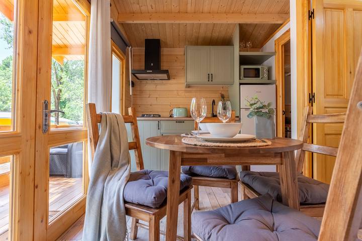 Bungalow für 3 Personen, mit Terrasse