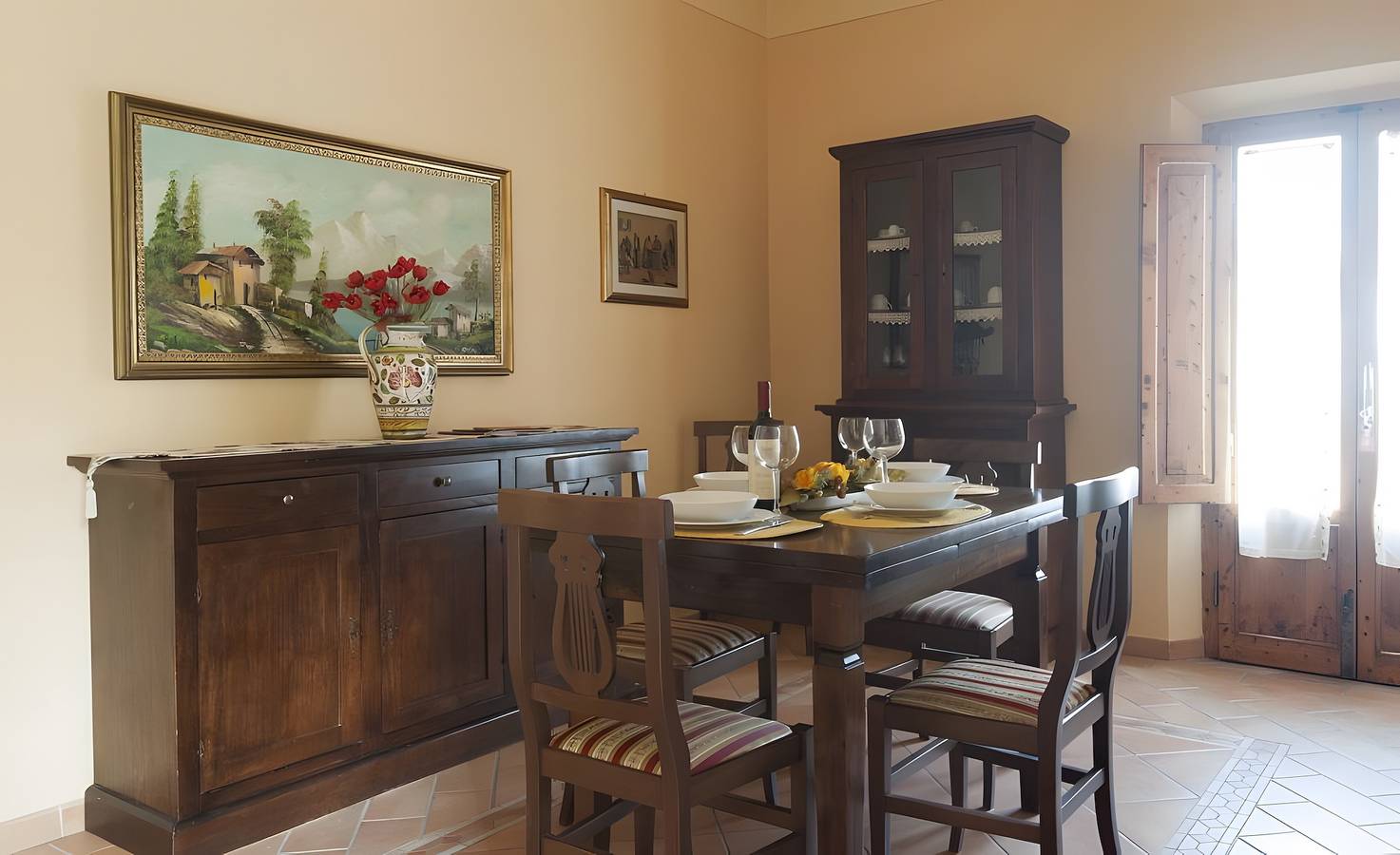 Agriturismo I Borghi – Appartement Tabacco avec piscine à San Gimignano in Pancole, San Gimignano