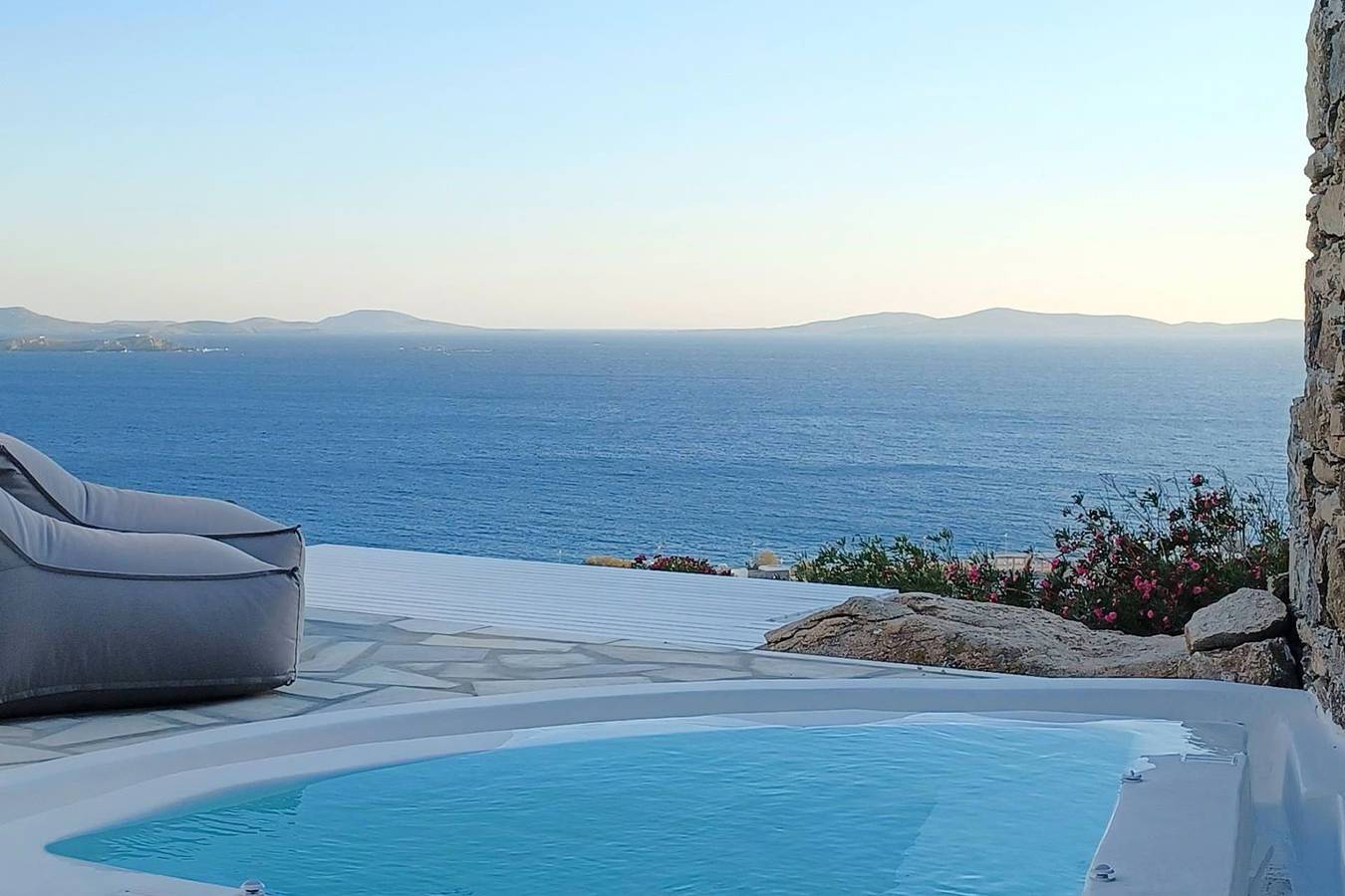 Maison de vacances pour 2 personnes avec jacuzzi in Agios Stefanos, Mykonos
