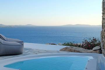 Ferienhaus für 2 Personen, mit Garten und Whirlpool sowie Terrasse auf Mykonos