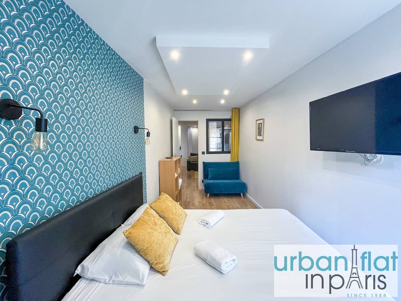 Ganze Wohnung, Urban Flat 120 - Pretty 3Bdr Flat in Le Marais in 3e Arrondissement, Paris