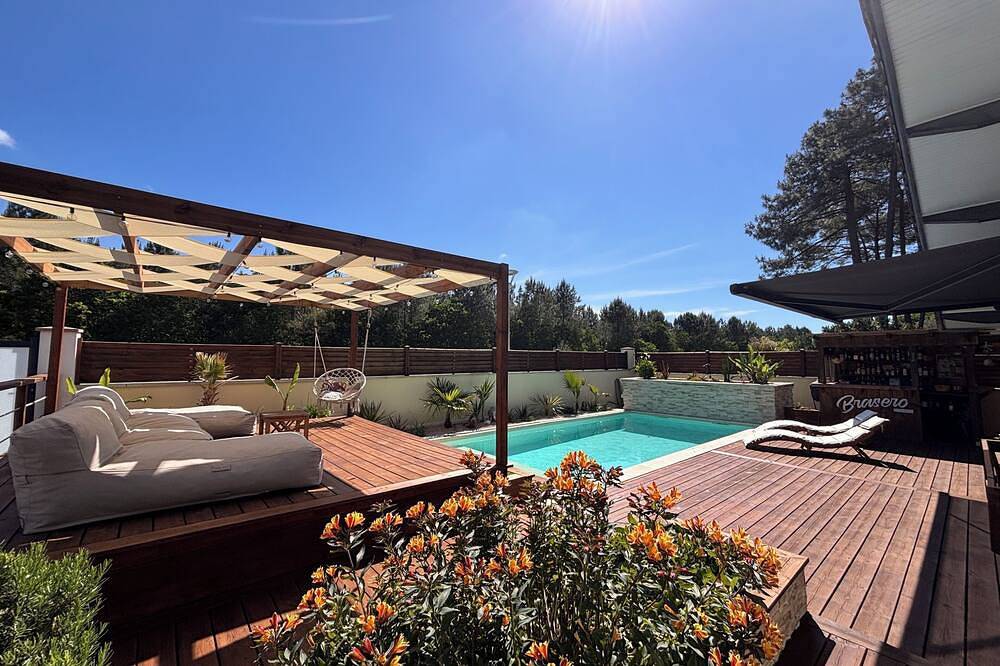 Villa pour 12 Personnes dans Mimizan, Côte d’Argent