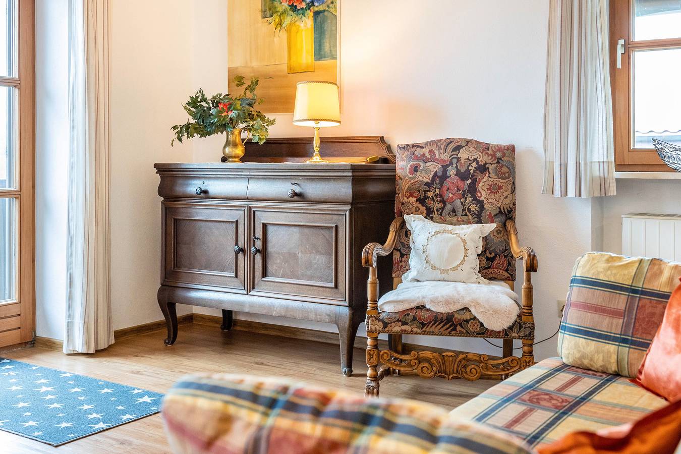 Ganze Wohnung, Ferienwohnung 'Kauderer - Wohnung 2' mit Privatterrasse, Gemeinschaftsgarten und Wi-Fi in Waging am See, Rupertiwinkel