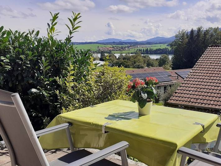 Ferienpark für 5 Personen, mit Garten und Terrasse sowie Seeblick, kinderfreundlich in Lechbruck am See