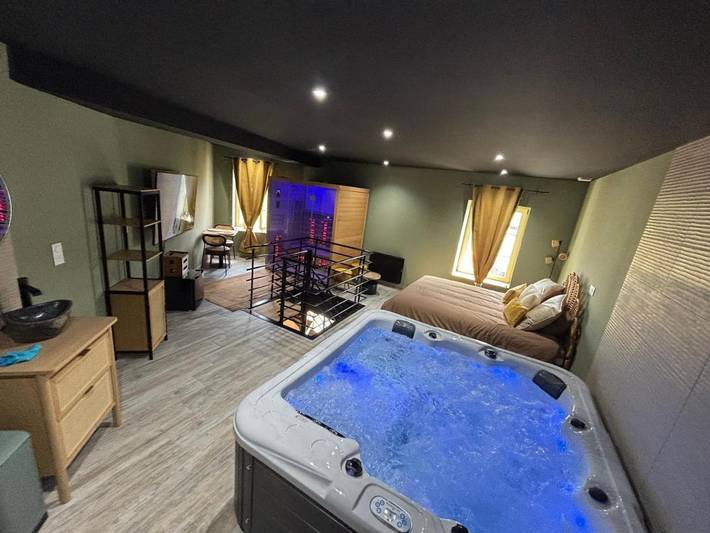 Appart’hôtel pour 2 personnes, avec sauna et vue