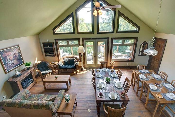 Chalet für 21 Personen, mit Balkon und Garten sowie Pool und Whirlpool, mit Haustier - 1