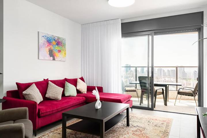 Gîte pour 9 personnes, avec balcon et vue à Ashdod - 3