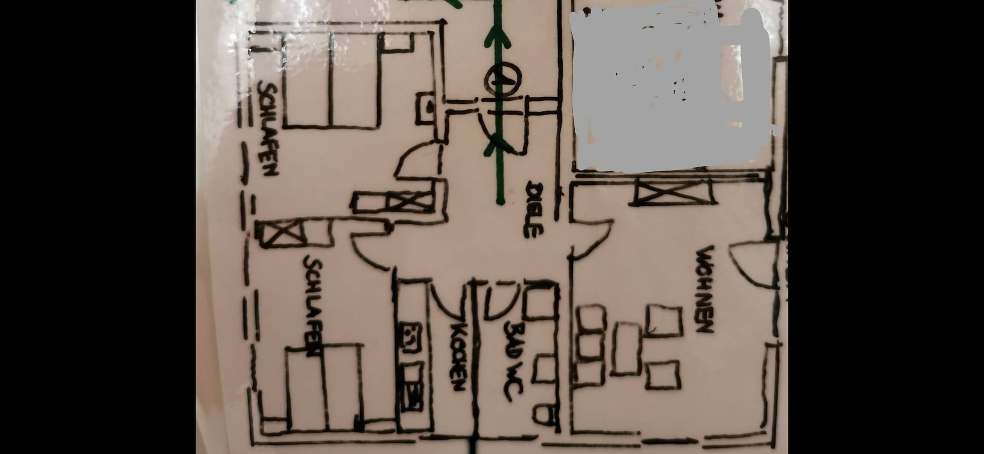 Ganze Ferienwohnung, Gästehaus Christine - Ferienwohnung Kornfeld, 76 qm, mit Küche und Balkon in Übersee, Chiemsee