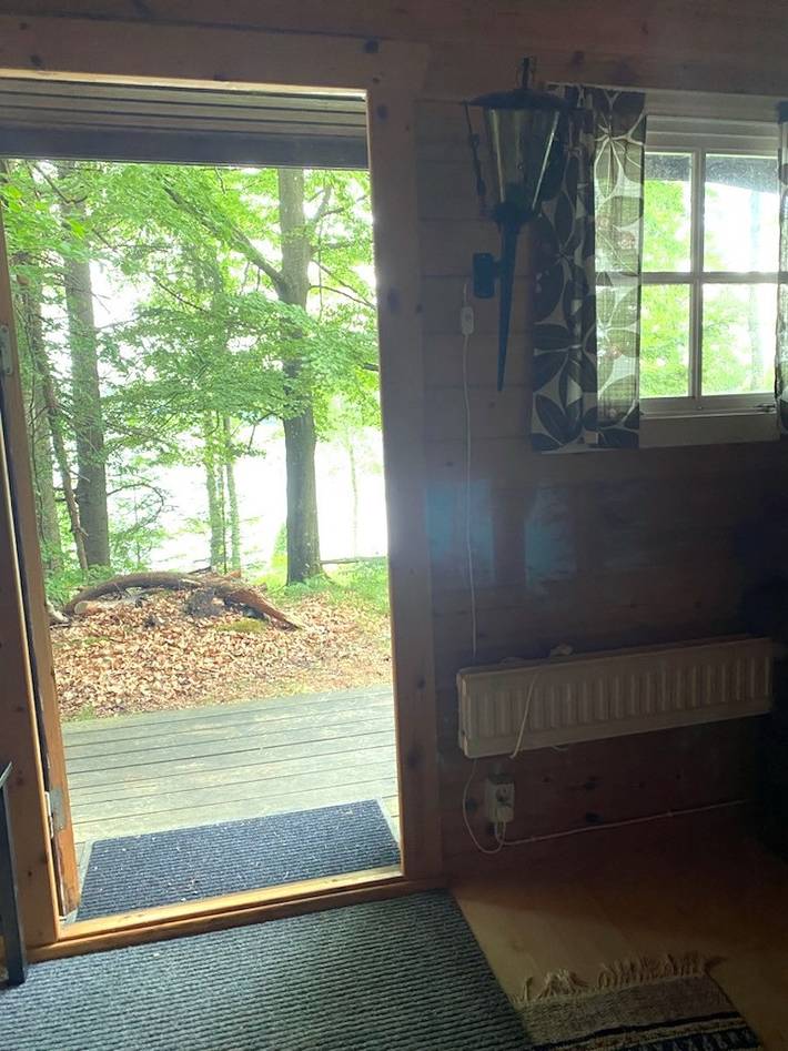 Urlaub an einem Waldsee in Skåne mit Boot in Hässleholm und Umgebung