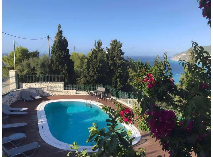 Appartamento intero, Appartamento 'Villa Milia - 2' con vista mare, Wi-Fi e aria condizionata in Agios Nikitas, Grecia