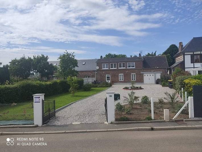 Gîte pour 5 personnes, avec jardin à Tourville-la-Chapelle