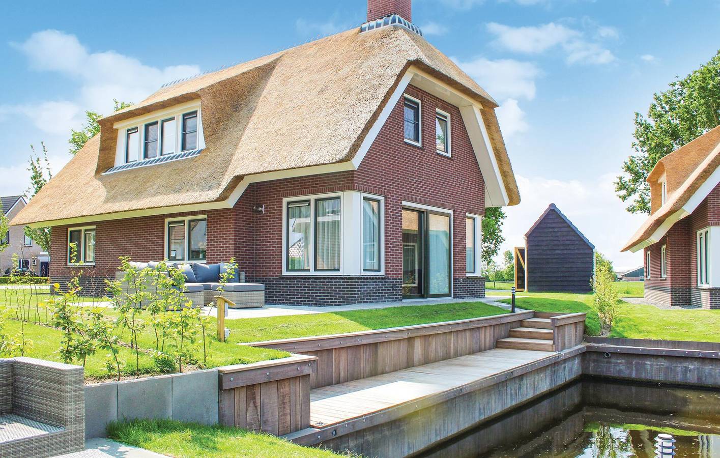 Ferienhaus für 8 Personen mit Terrasse in Idskenhuizen, Ijsselmeer