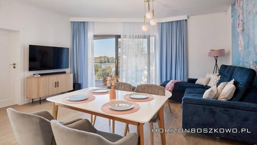 Apartament wakacyjny dla 4 osób, z widok na jezioro i balkon oraz widok - 1