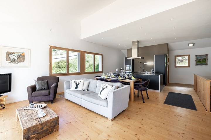 Ferienwohnung für 6 Personen, mit Balkon in Scuol
