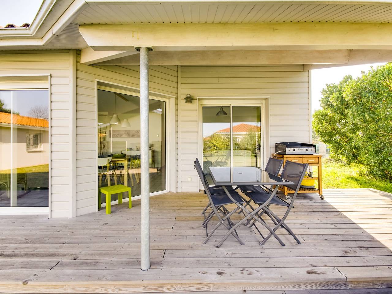 Maison contemporaine Biscarrosse, 7 pers., 3 ch., Wi-Fi, sur terrain 700m², proche activités et plages in Biscarrosse (bourg), Biscarrosse