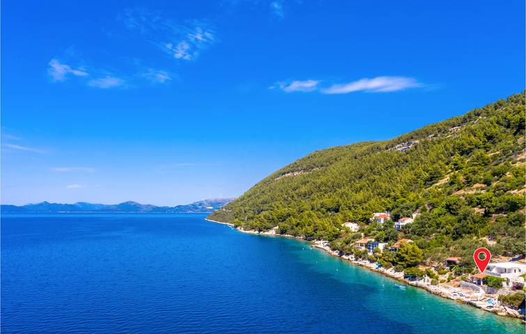 Acogedor apartamento a 1,5 km de la costa: elegante apartamento con wifi, aire acondicionado y terraza in Brsecine, Condado de Dubrovnik-Neretva