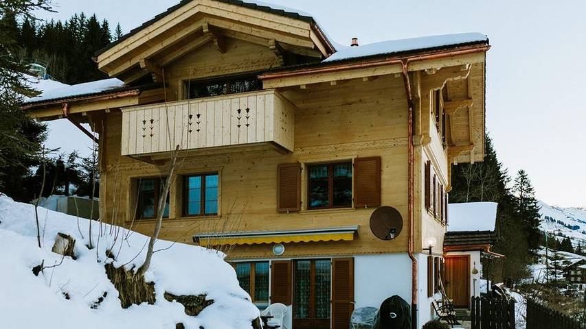 Gîte pour 8 personnes, avec terrasse à Adelboden - 2