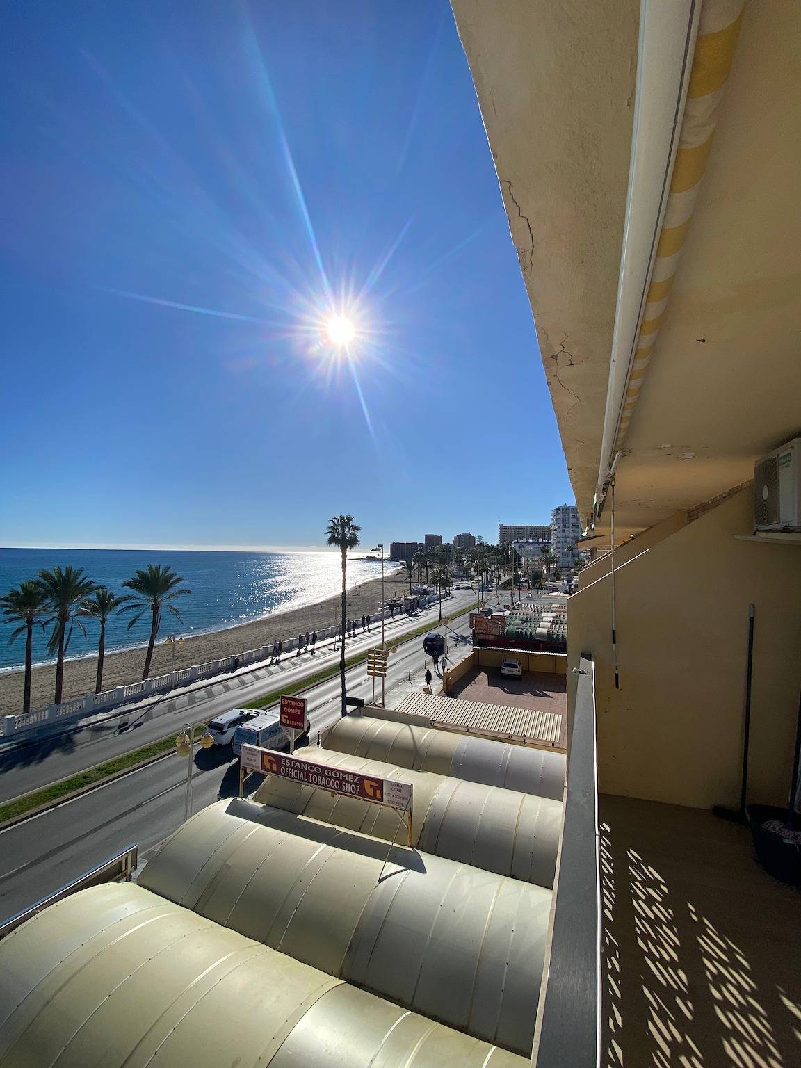 Terrace with Sea Views at Castillo Bil Bil, Benalmádena in Benalmádena Costa, Benalmádena